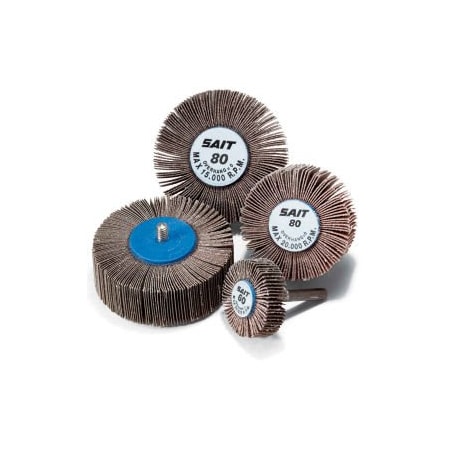 United Abrasives/Sait United Abrasives - Sait 2A Flap Wheel 1" x 1" x 1/4" 60 Grit Aluminum Oxide 70010